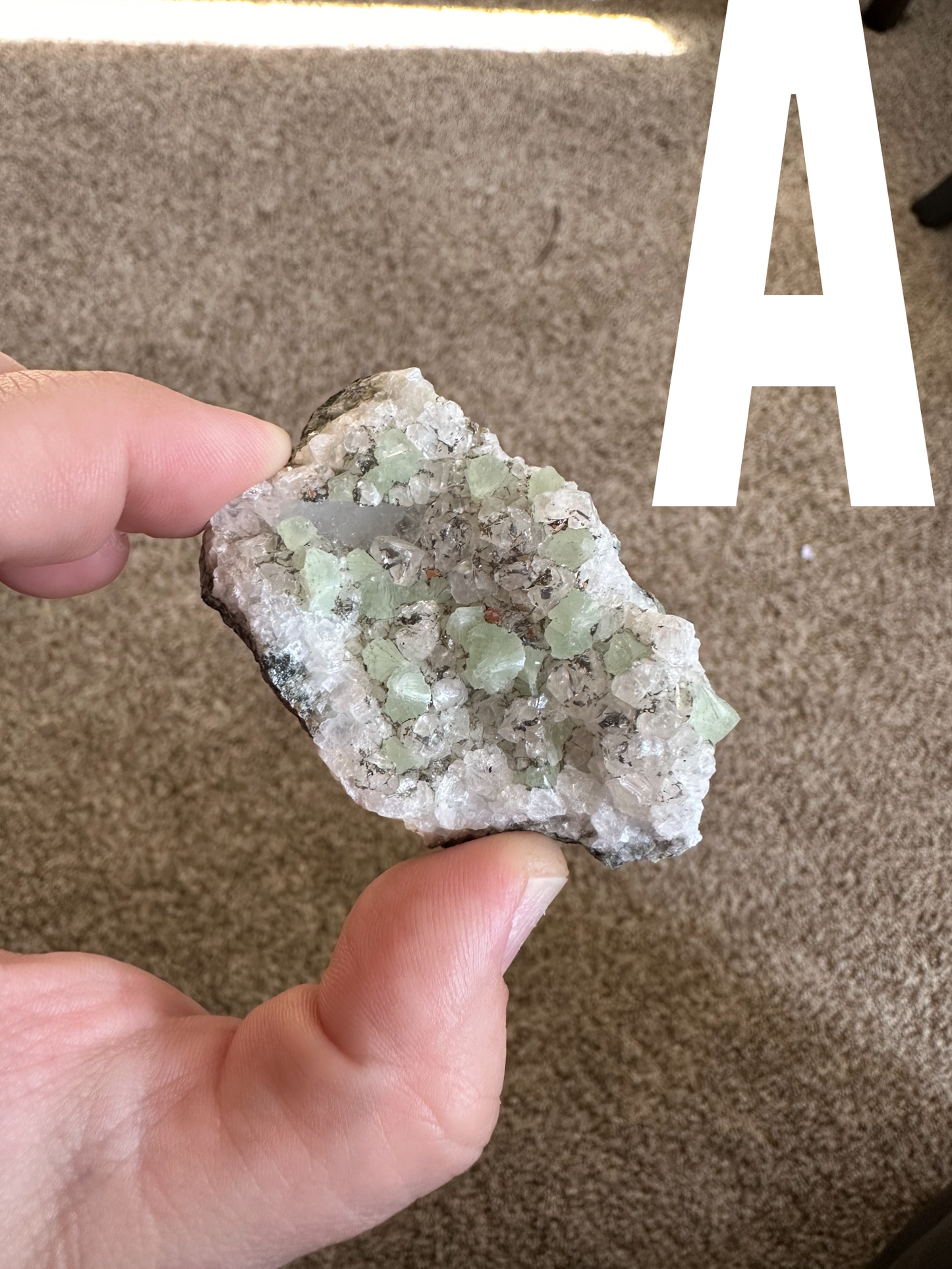 RAW PREHNITE SPECIMENS!