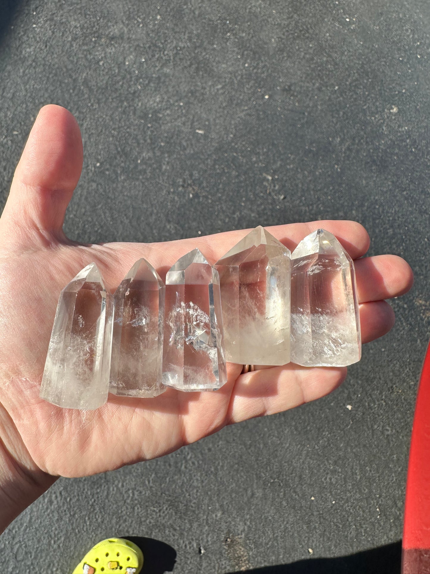 CLEAR QUARTZ MINI TOWERS!