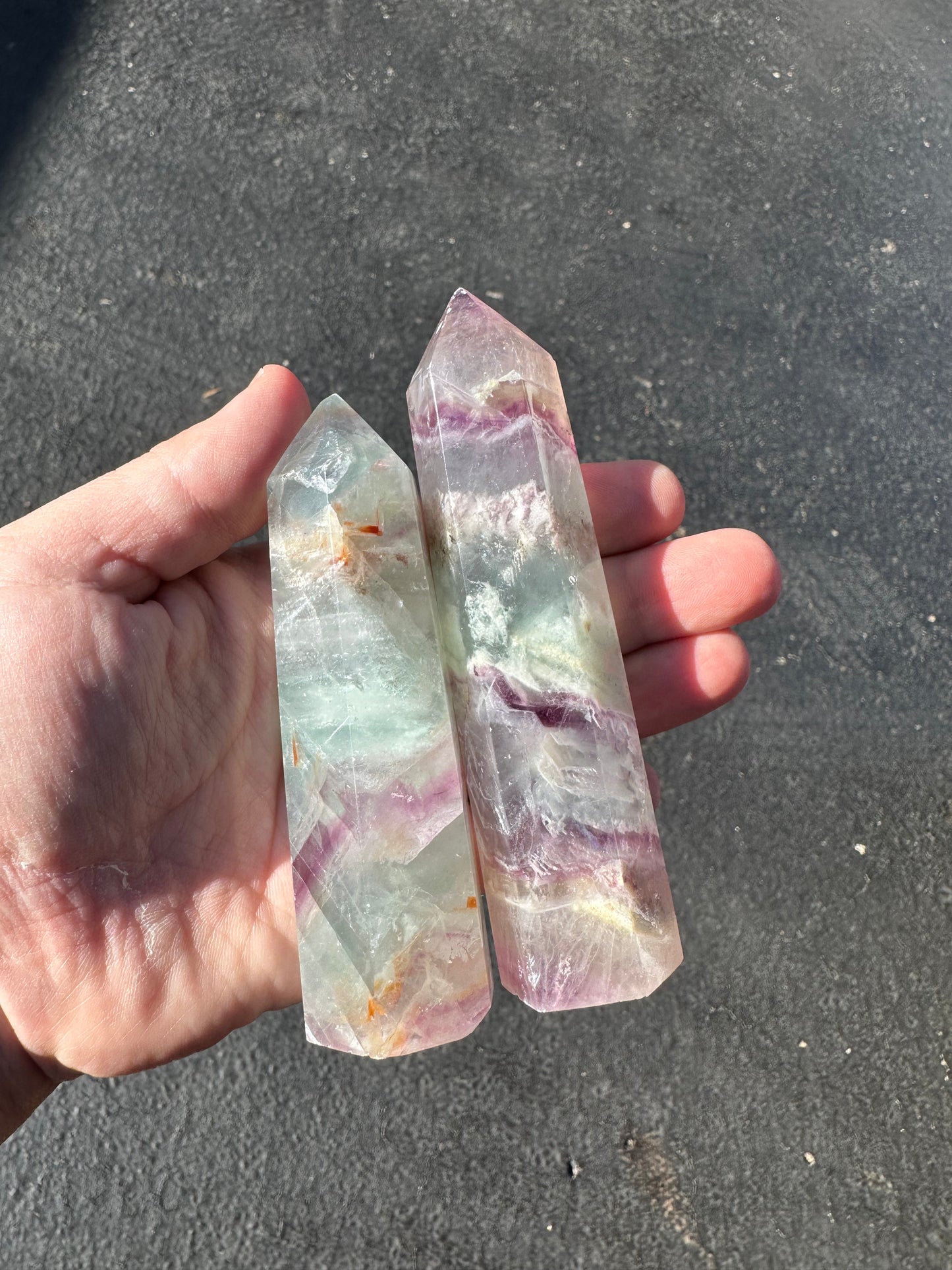 PASTEL RAINBOW FLUORITE TOWERS!