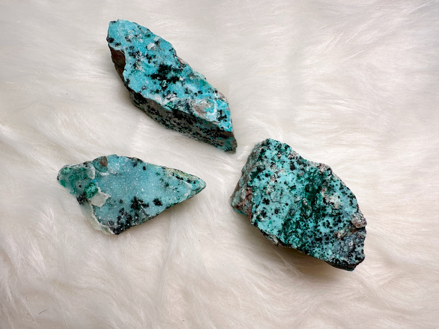 CHRYSOCOLLA WITH MALACHITE RAW SPECIMENS!