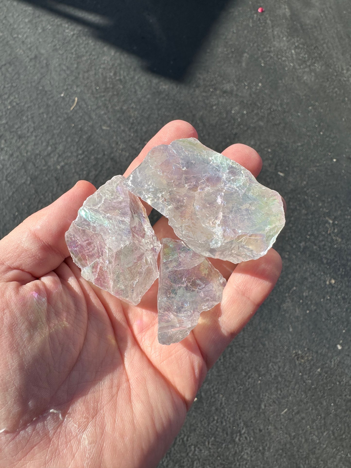 AURA QUARTZ RAW CHUNKS!