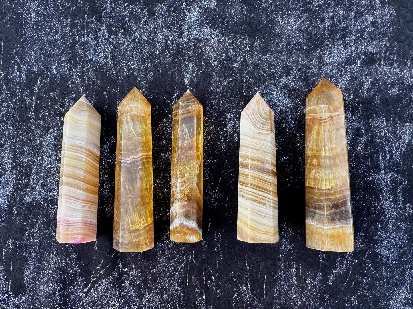 YELLOW FLUORITE TOWERS!
