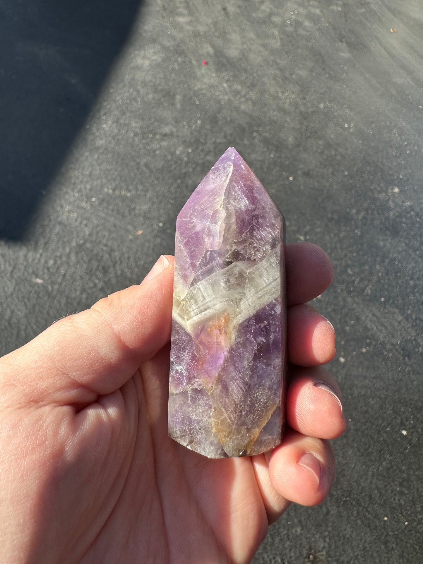CHEVRON AMETHYST TOWER!
