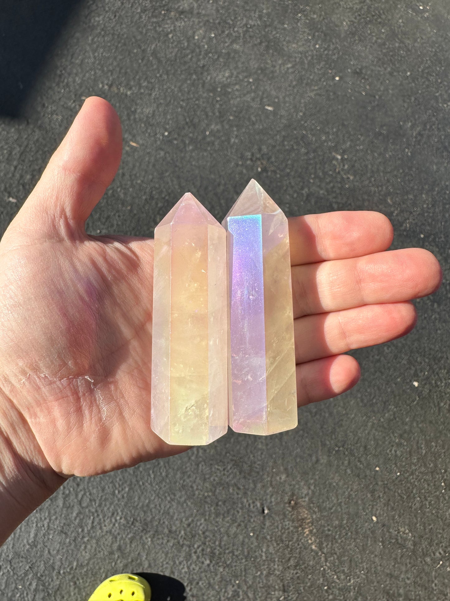 AURA ROSE QUARTZ TOWERS!