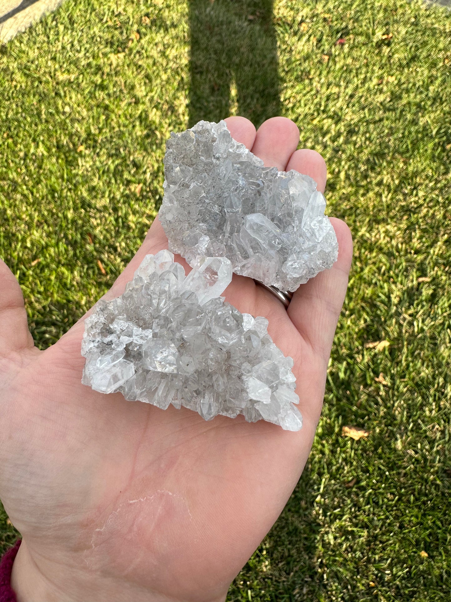 RAW NEEDLE QUARTZ CLUSTERS!