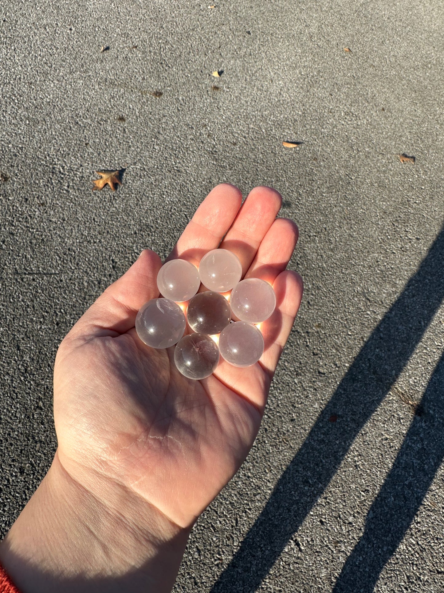 GIRASOL MOON QUARTZ MINI SPHERES!