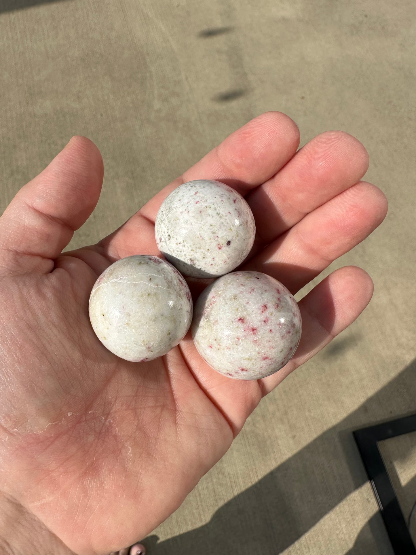 CINNABAR MINI SPHERES!