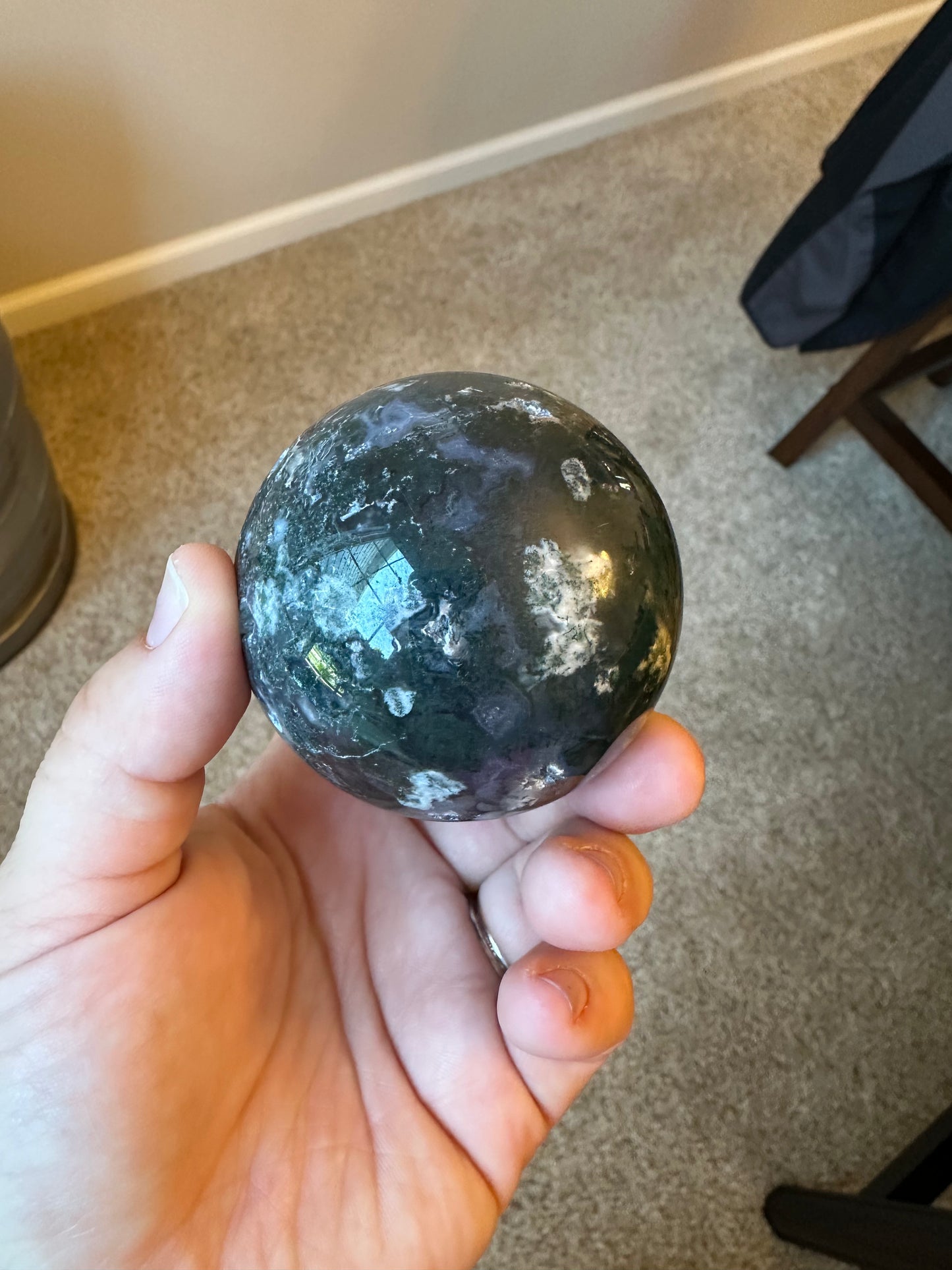 MOSS AGATE SPHERES!