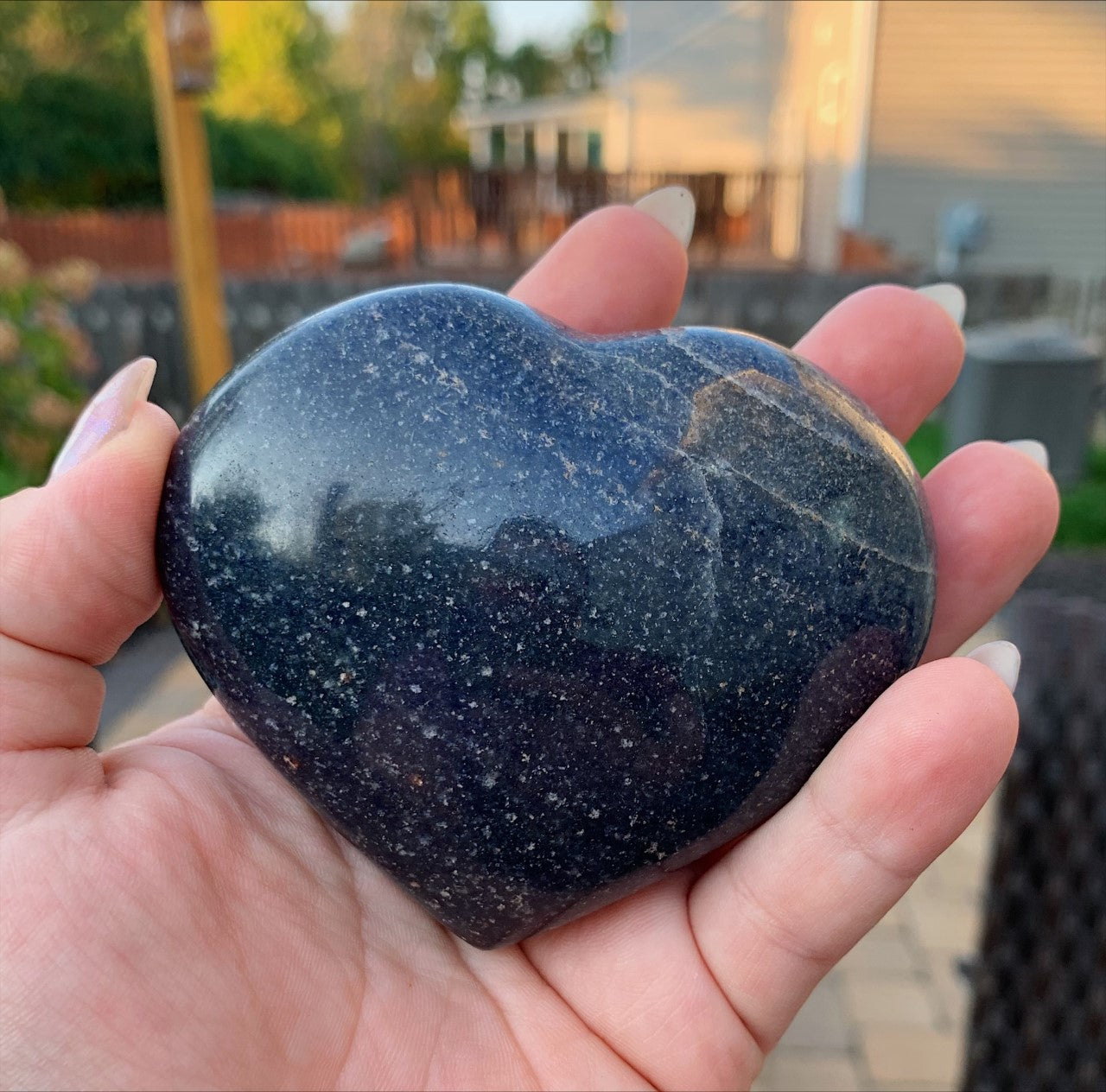 DUMORTIERITE HEARTS!