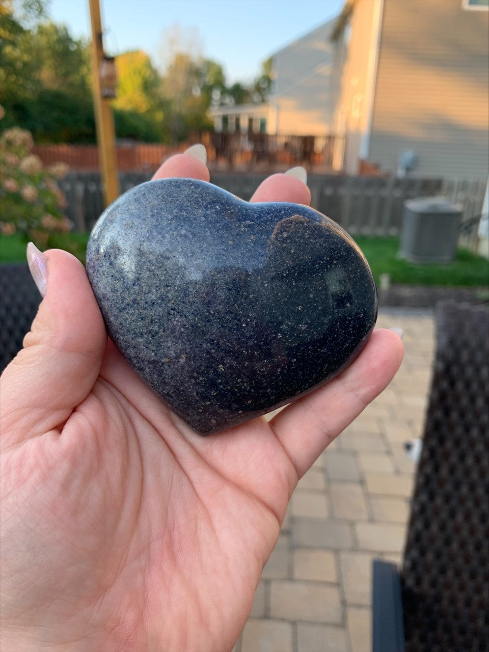 DUMORTIERITE HEARTS!