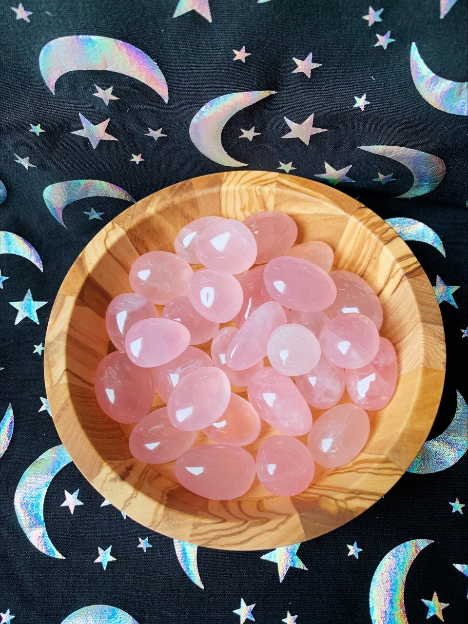 GEMMY ROSE QUARTZ PUMBLES!