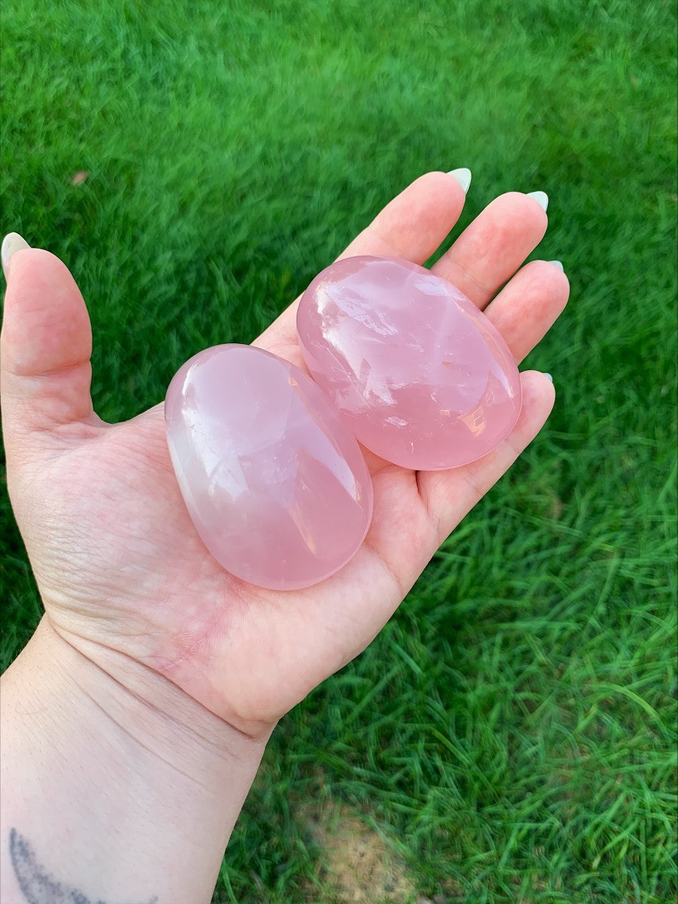ROSE QUARTZ PALMS!
