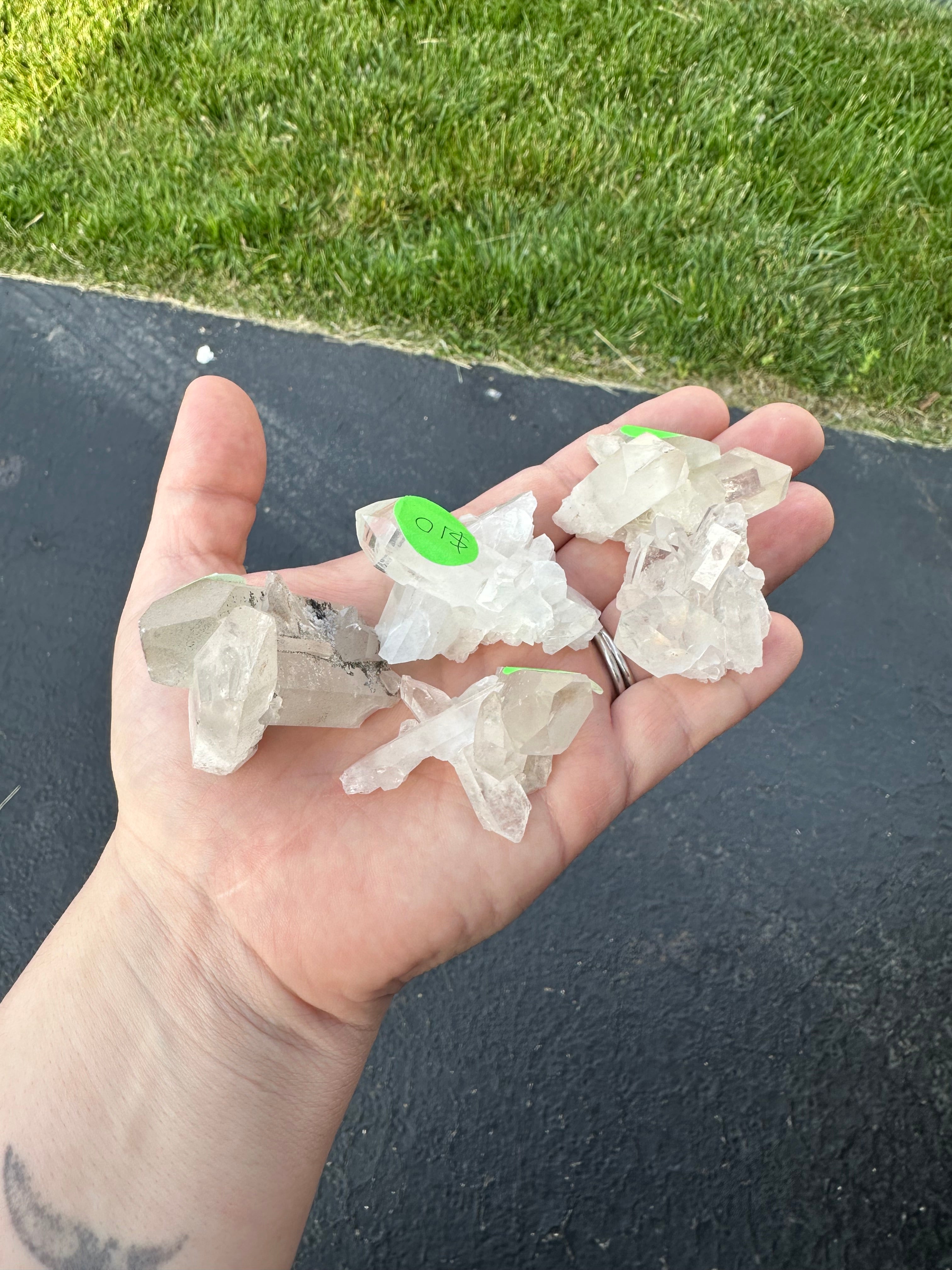 Mini Q Quartz MINI QUARTZ CLUSTERS! – Electric! Gem Works