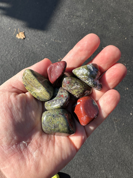 DRAGON’S BLOOD JASPER TUMBLES!