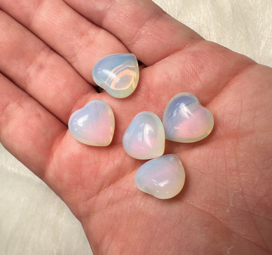 TINY OPALITE HEARTS!