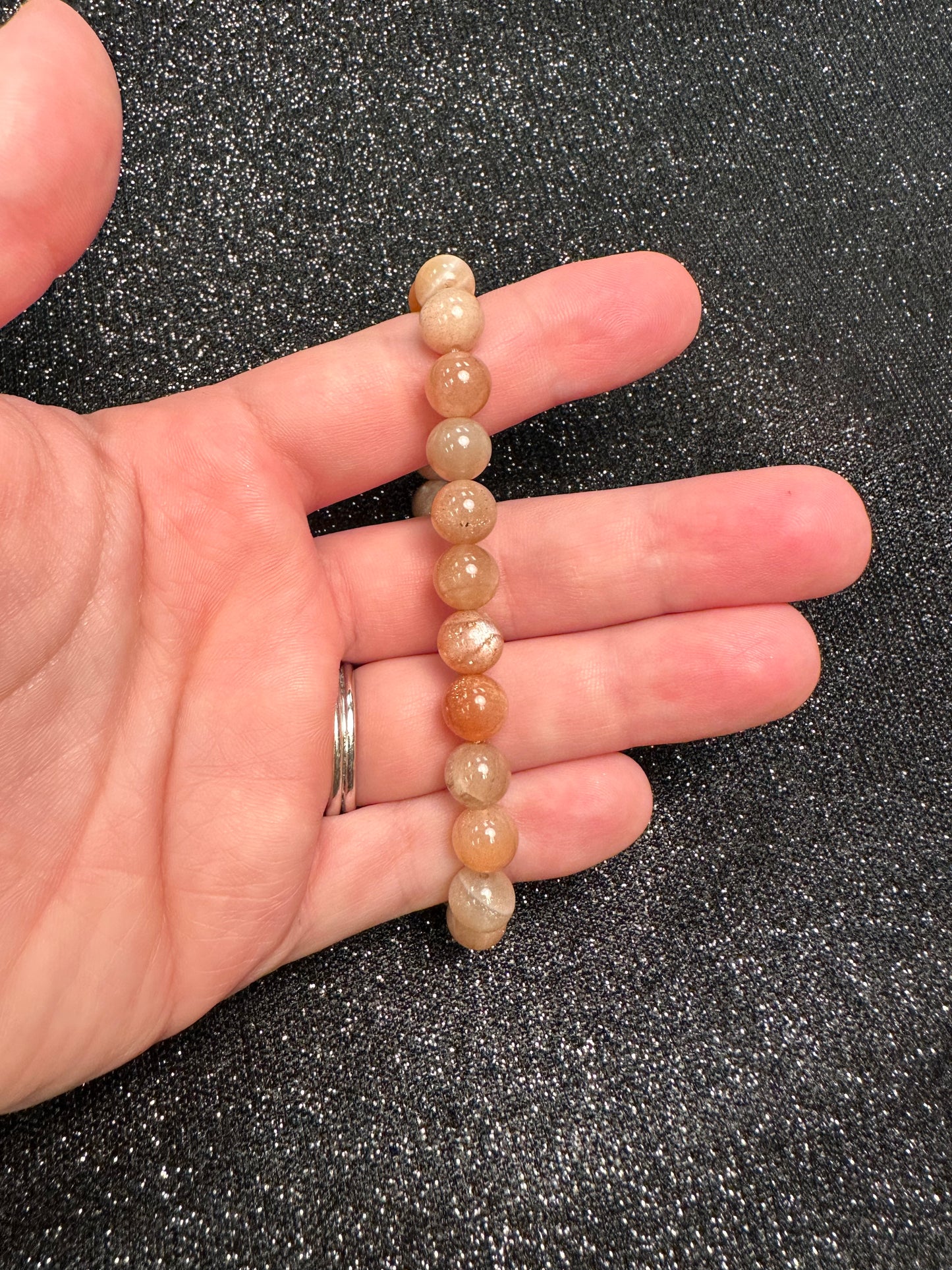 PEACH MOONSTONE BRACELETS!