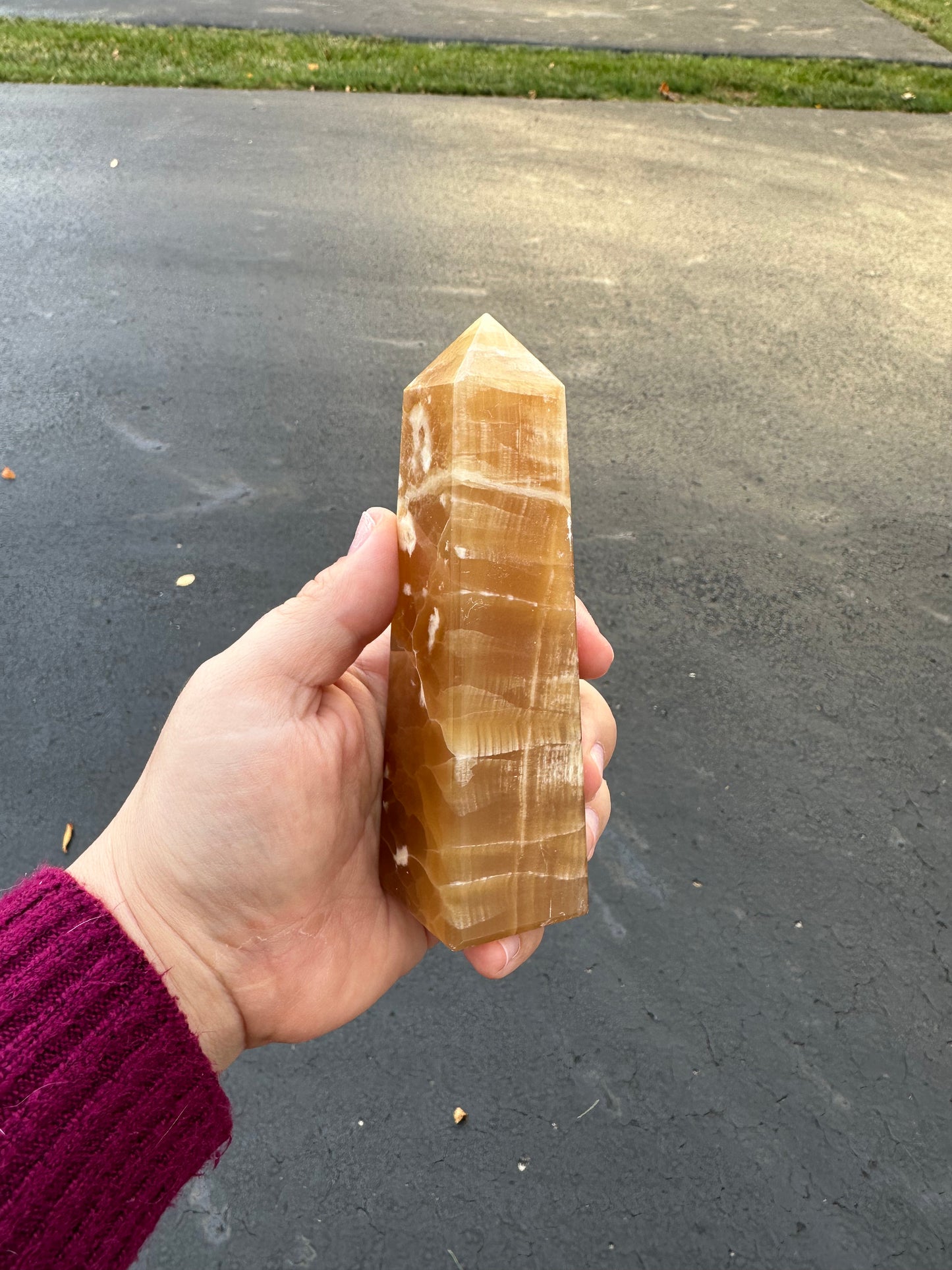 CARAMEL CALCITE TOWER!